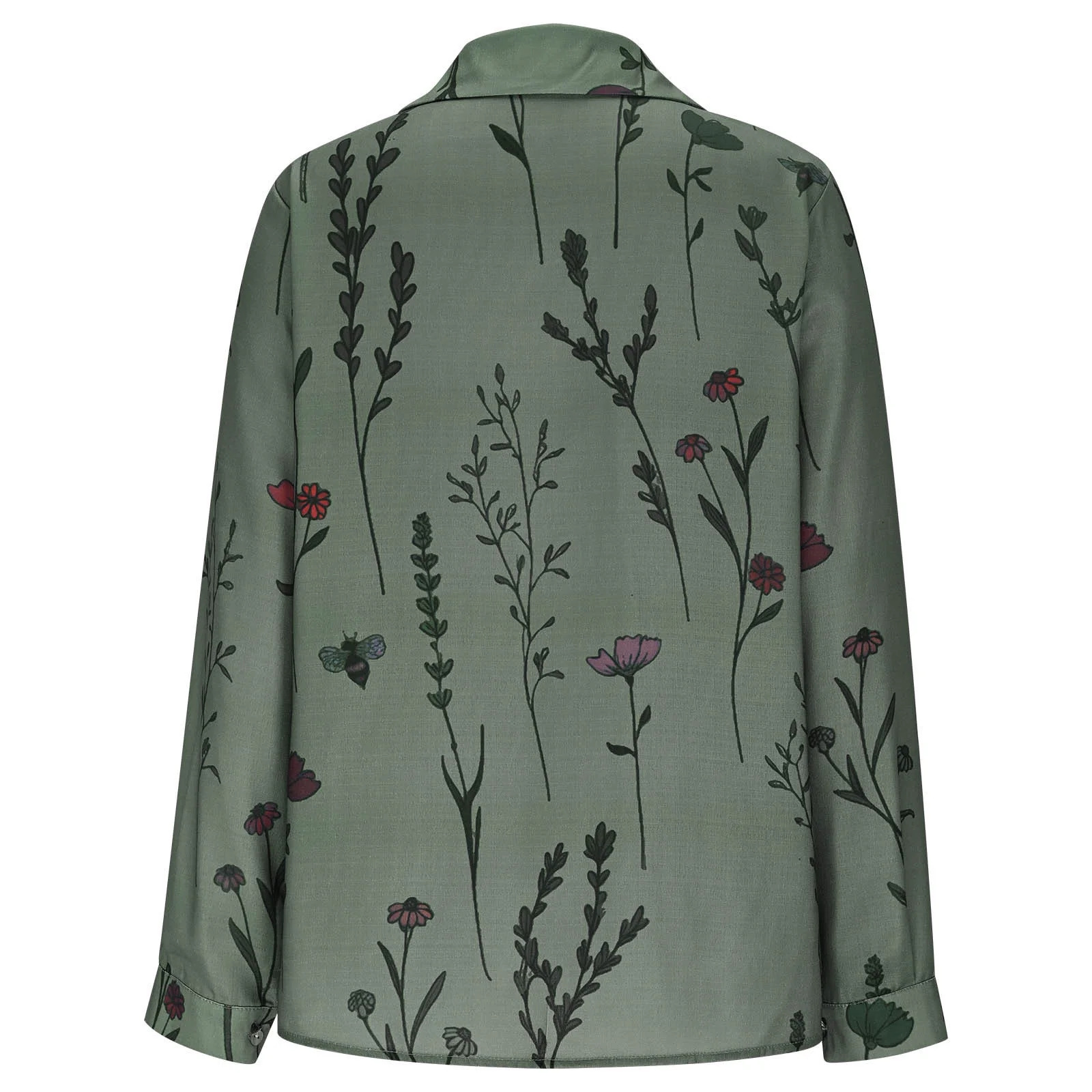 2026 Cross-Border European And American Foreign Trade Women's Clothing Spring/Summer New Vintage Printed Long-Sleeve_ecoleips.com