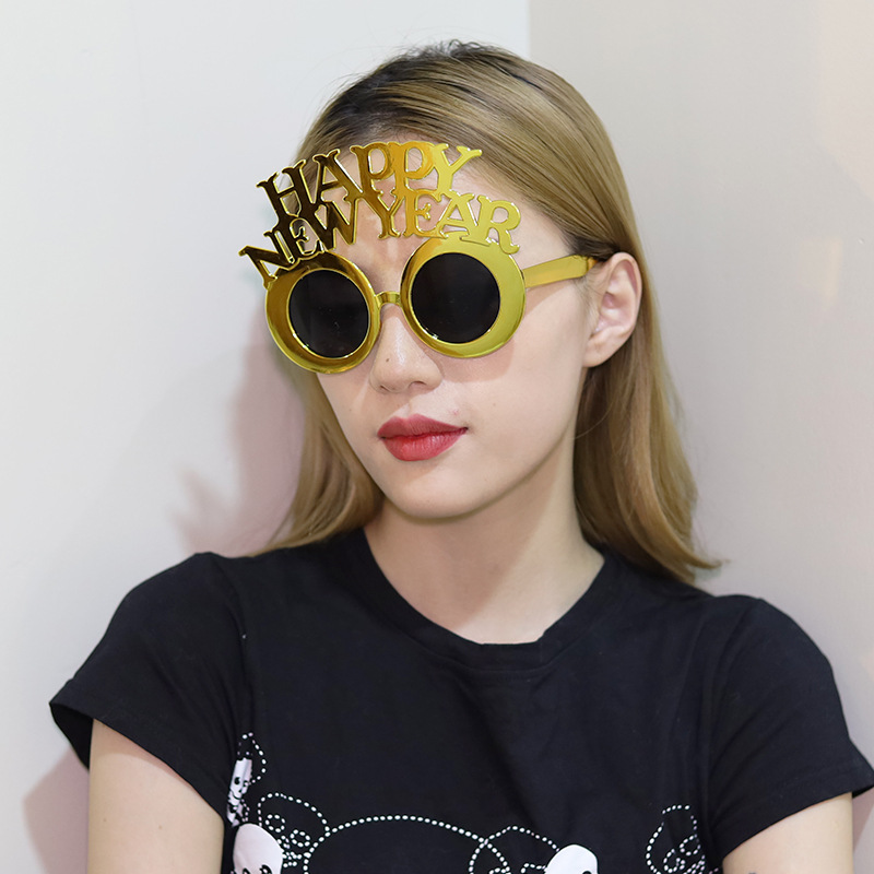 Lentes de Sol Decorativos para Fiesta de Año Nuevo en ABS