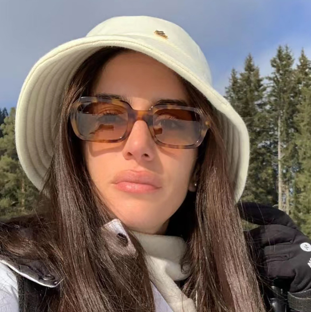 45g Weight Full Frame Glasses Structure Sunglasses Classification Ac, UV400 Protection Lens Material Square Glasses Style Fashion Solid Color Leopard Ac UV400 Protection Square Full Frame Women's Sunglasses