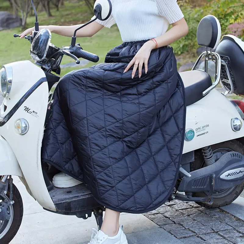 Electric Car Windshield Skirt, Leggings, Winter Knee Warmer and Velvet, Battery Car, Tram, Thickeneded Waterproof Windshield Quilt Artifact