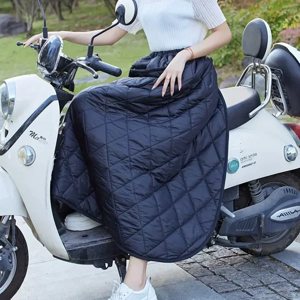 Electric Car Windshield Skirt, Leggings, Winter Knee Warmer and Velvet, Battery Car, Tram, Thickeneded Waterproof Windshield Quilt Artifact