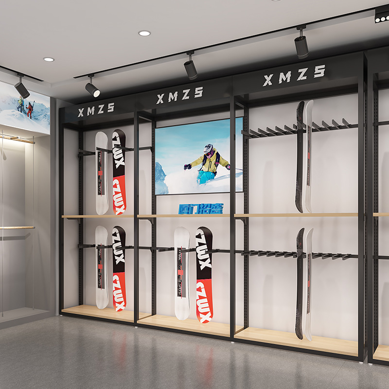 Tienda de zapatos deportivos al aire libre estante de zapatos estante de exhibición tienda de ropa estante de exhibición Zhongdao estante de zapatos estante de tienda de ropa profesional de hombre