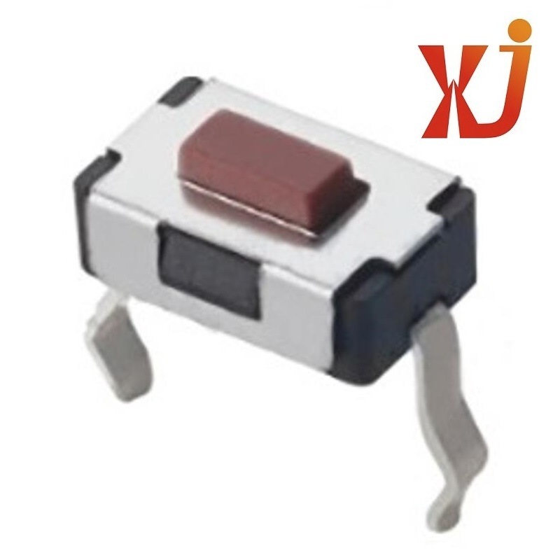 两脚直插轻触开关  方头按钮开关6*3.9mm 插件正按 轻触开关高2.5