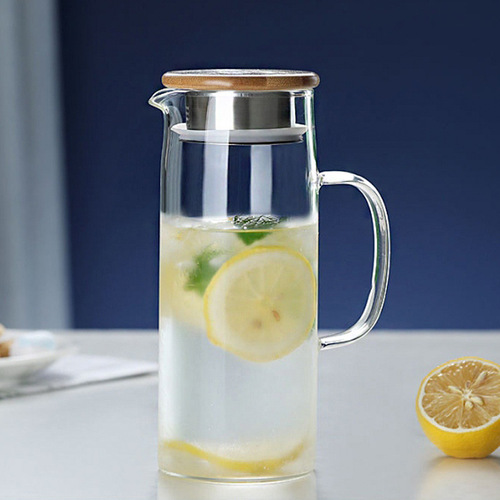 Zhenqi manufacturer wholesale household daily use transparent kettle one-piece dropshipping high borosilicate glass cold kettle cold kettle