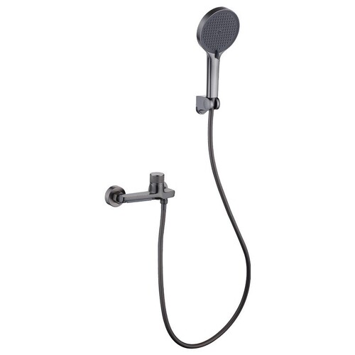 New Chinese style gun ash mixing valve hot and cold faucet bathtub shower faucet concealed shower set bathroom wholesale