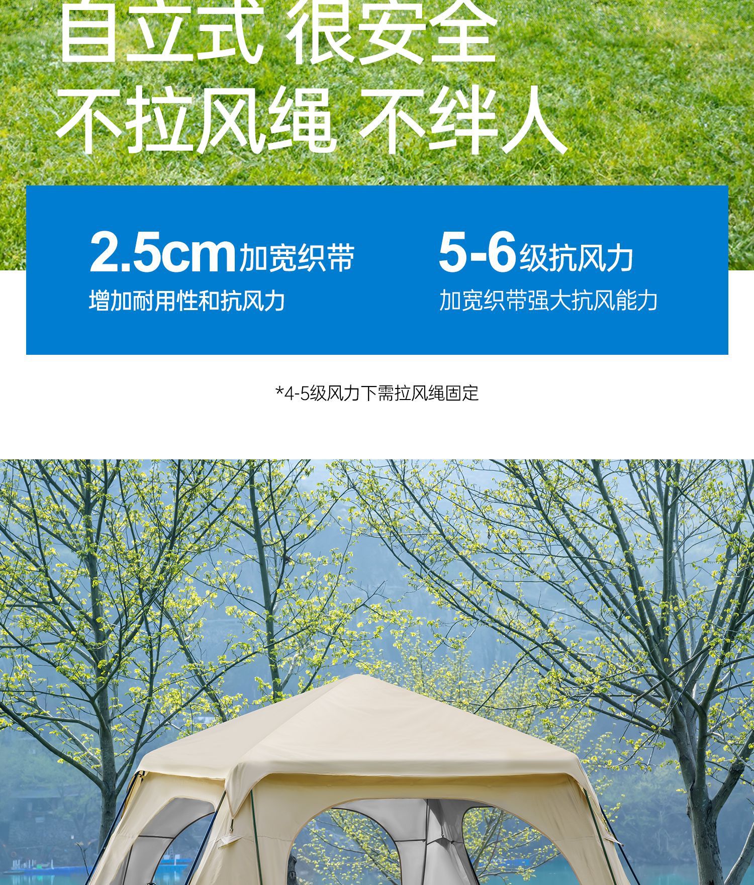 Vinyl Quick-Open No-Setup Dome Tent Outdoor Camping Gear Sun Protection Rainproof Canopy Stormproof