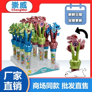 新货手指陀螺创意解压糖果玩具指间螺旋三叶指尖陀螺零食糖玩