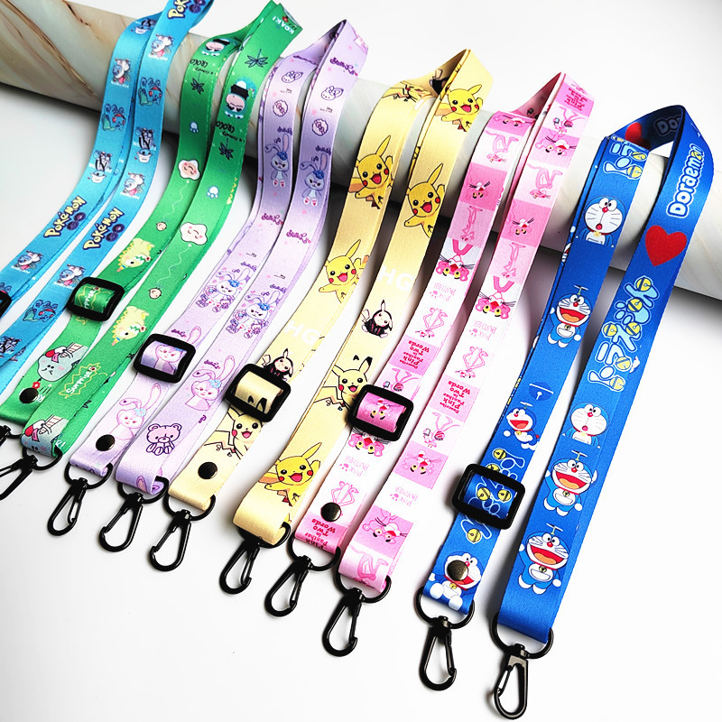 相机手机背带斜跨带女款肩带挂绳可拆卸调节包包通用卡通织带挂绳