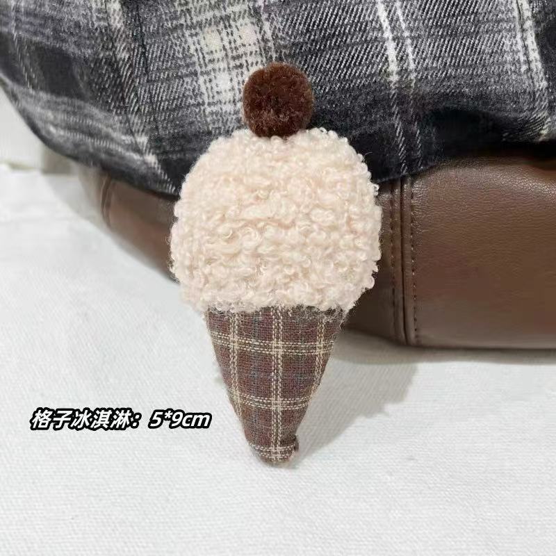 ins可爱布艺卡通小云朵蛋糕胸针挂件发夹diy配饰衣服围巾装饰辅料|undefined