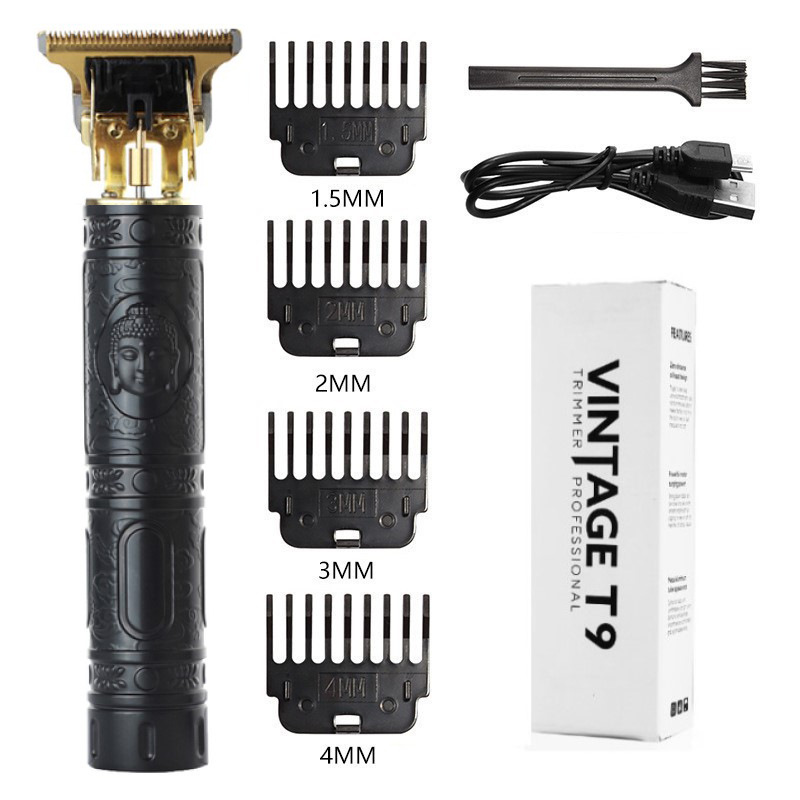 Corte de pelo eléctrico transfronterizo al por mayor retrógrado tallado impulsor eléctrico cabeza baldía de aceite impulsor eléctrico cortadora de plástico afeitar