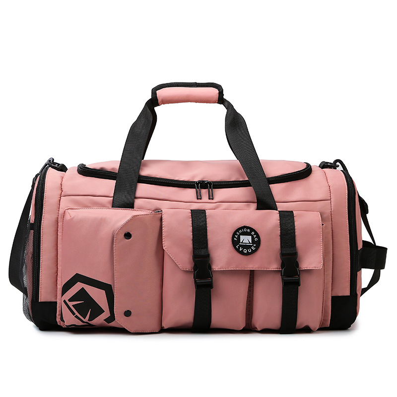 Kurzstrecken-Reiserucksack, große Kapazität, leichte, tragbare Aufbewahrungsgepäcktasche, sportliche Trocken- und Nasstrennung_voghion.com