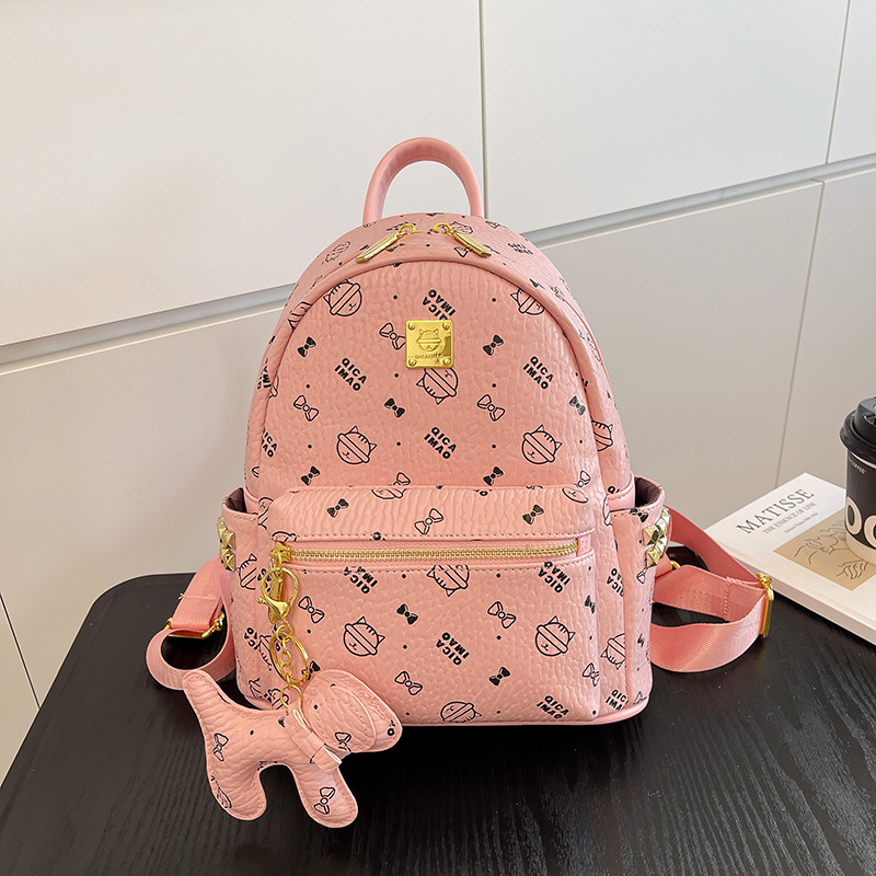 Bolso grande desnudo rosa oscuro