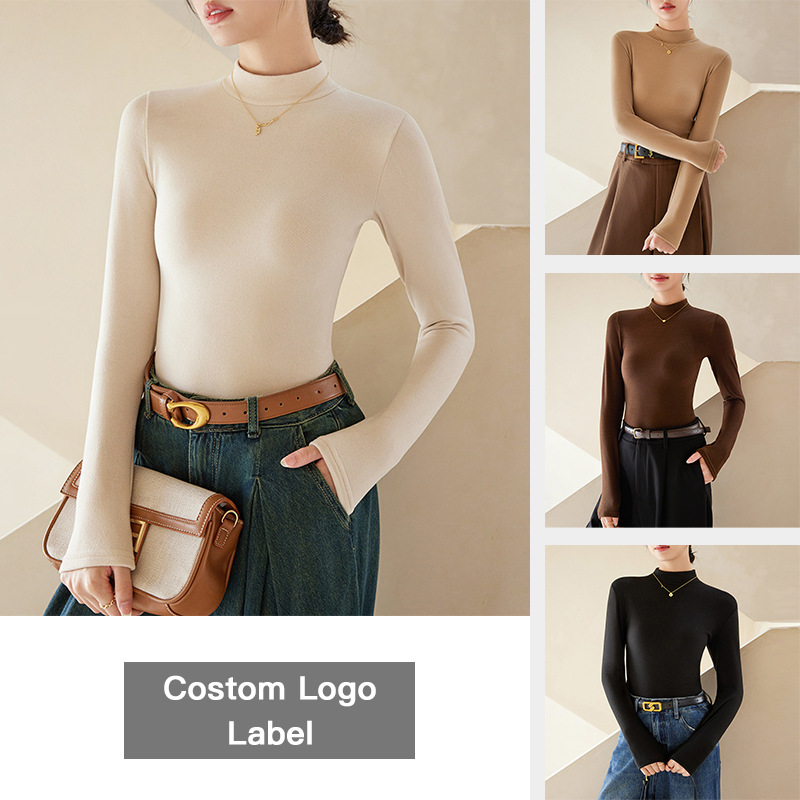 Fashion hot-selling German velvet half turtleneck autumn and winter…