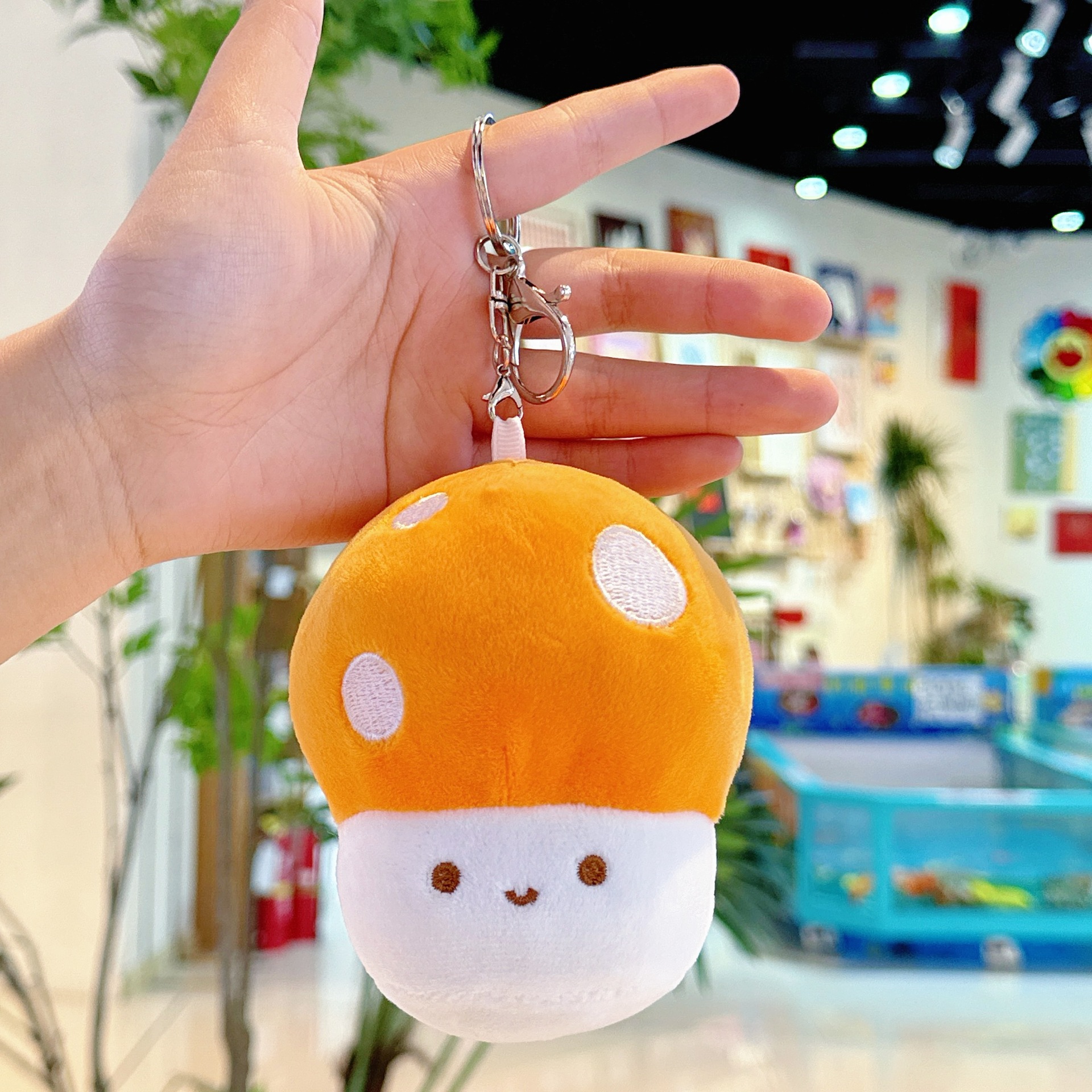 Orange Mushroom + Silver Buckle