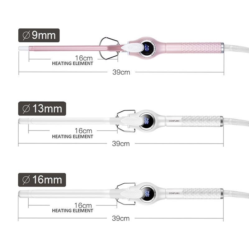 批发永东W-8892S液晶调温卷发棒羊毛卷泰迪卷美发工具厂家直销