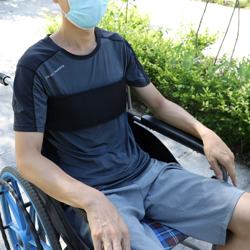 Ремень безопасности для инвалидной коляски сетчатый дышащий удерживающий ремень для инвалидной коляски удерживающий ремень против падения Регулируемый эластичный удерживающий ремень