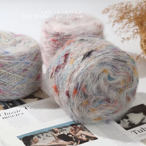 Colorful Malaysia Maozhong thick wool 100 grams of knot tunnel Malai…
