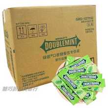 绿箭口香糖薄荷味100片散装办公室零食清新口气独立包装休闲糖果