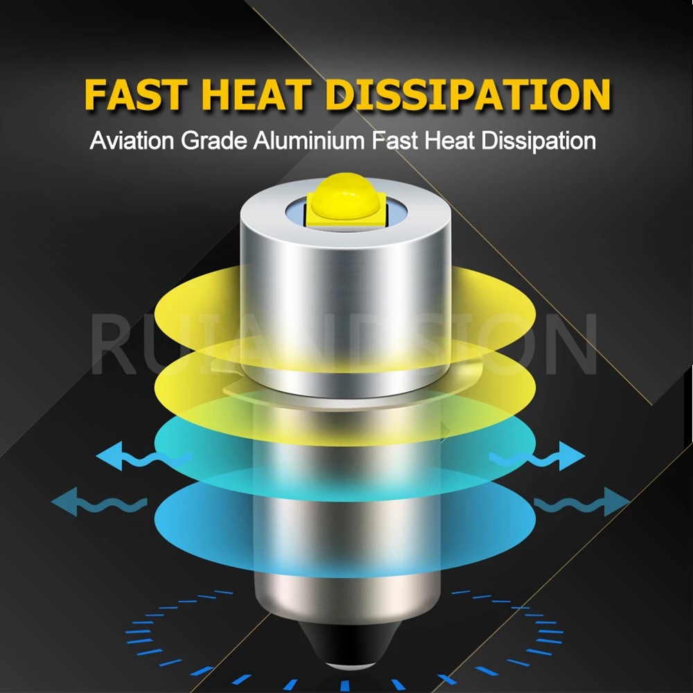 Cross-border hot-selling flashlight bulb P13.5S led bulb 3W plug lamp E10 bright small bulb 3V6V12V