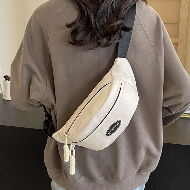 Riñonera para teléfono móvil, marca de moda, bolso de pecho para mujer, bolso de hombro japonés ligero y simple, bolso de mensajero deportivo de ocio al por mayor