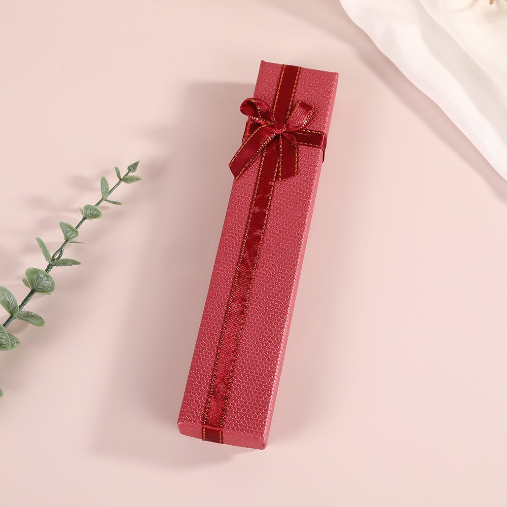 Fábrica directa nueva caja de regalo de madera collar pinzas de cabello caja de embalaje de joyería regalo de cumpleaños caja de regalo de arco creativa