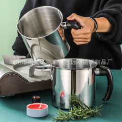 ワックスカップを溶かすワックスカップDIYろうそくを溶かすカップ1.3リットルスポットろうそく製作ツールアロマキャンドルアルミワックス鍋