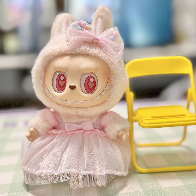 服のみ】第二世代ブラインドボックス ラブブ服 エポキシ樹脂製顔飾り ラブブ シットシットパーティーシリーズ ベビー服 可愛い|undefined