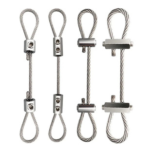 Steel Wire Rope Sling Lamp Sling Steel Wire Rope Lock Wire Lighting Hanging Wire Accessories Adjustable Steel Wire Lock Buckle
