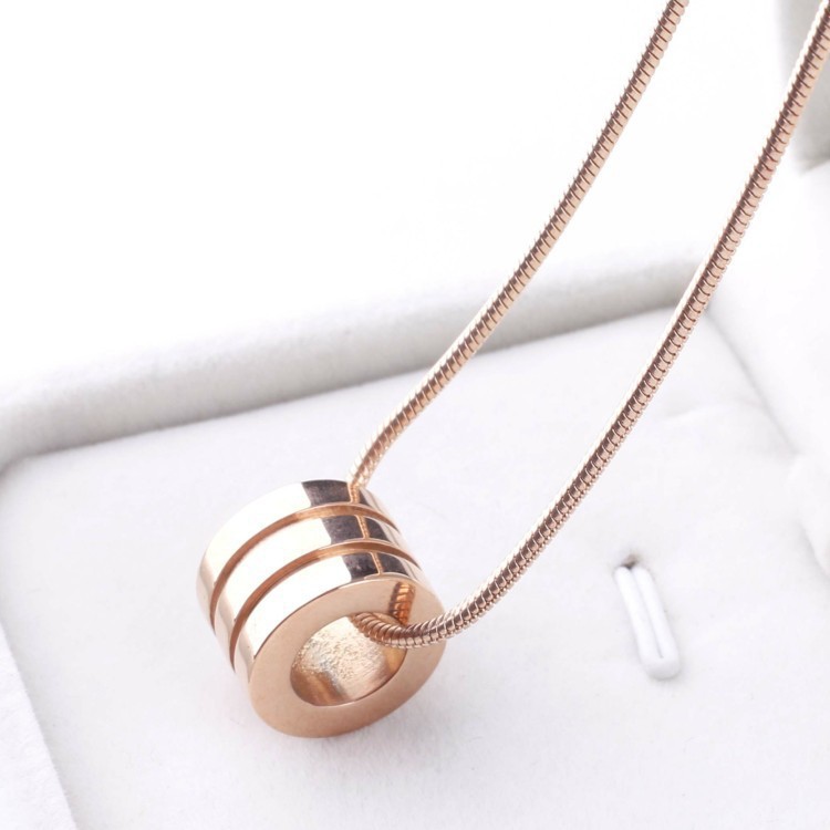 Titaniumstahl Halskette Für Damen Und Herren Elegante Snake Kette_voghion.com