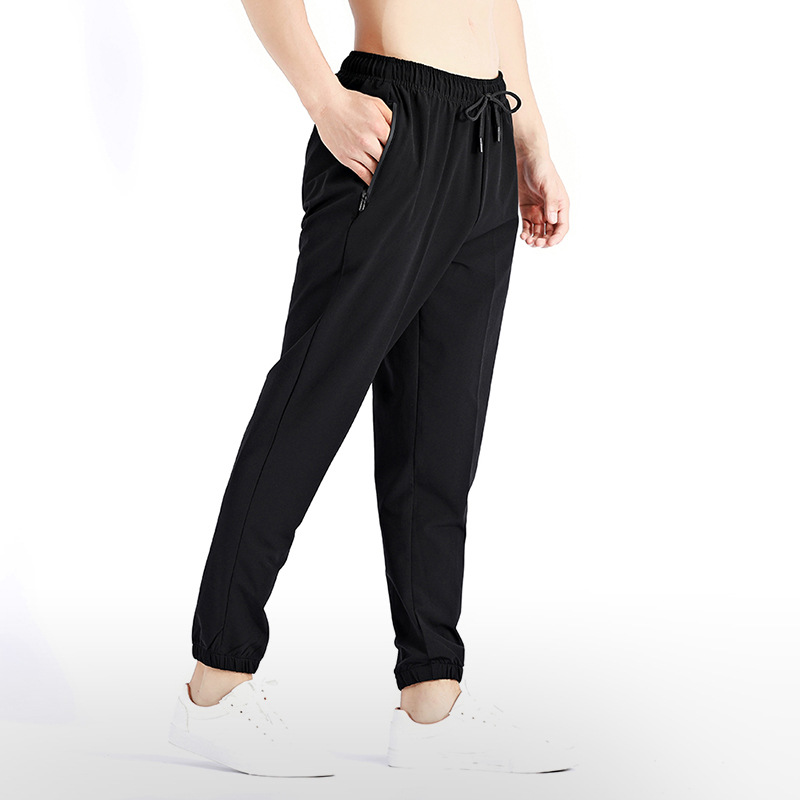 Otoño e invierno Pantalones deportivos al aire libre deportes correr pantalones de hombre ropa casual pantalones de fitness de secado rápido pantalones de chándal de baloncesto pantalones atados al tobillo