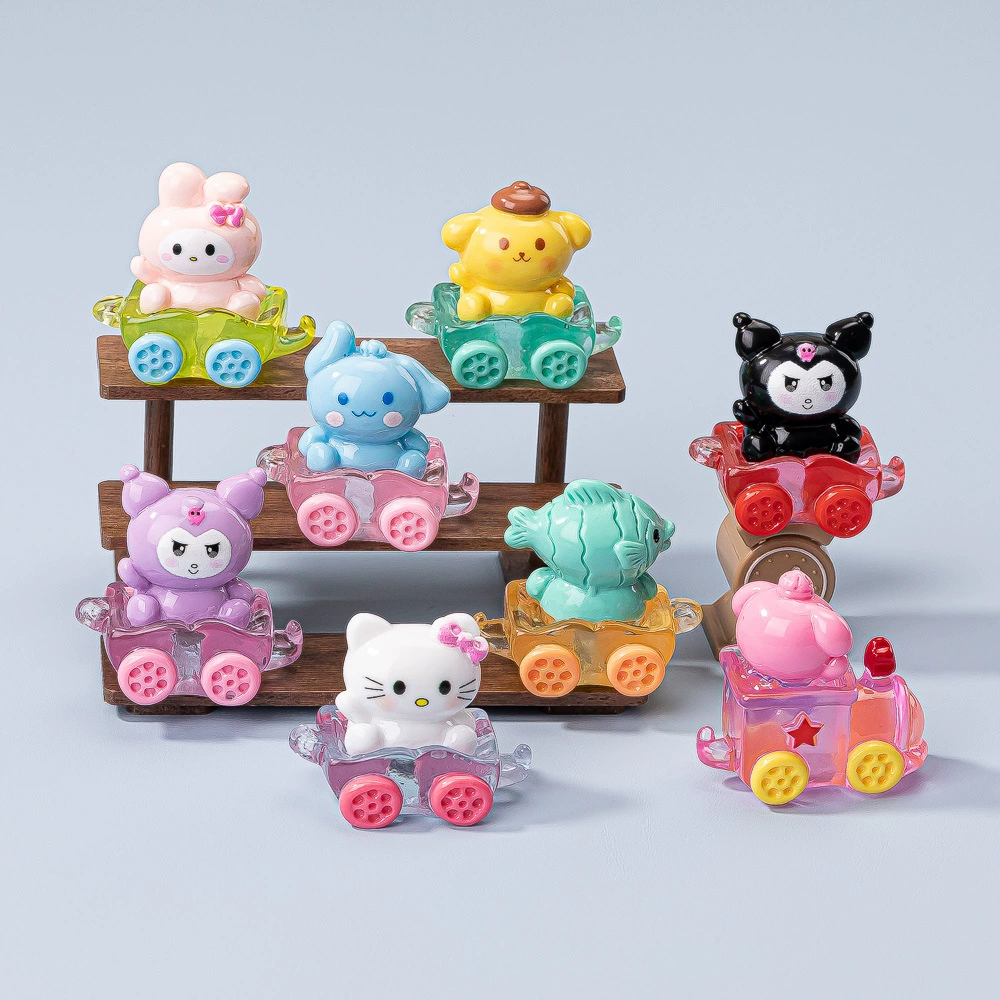 Creative cartoon train, accessory with accessories, toy, DIY