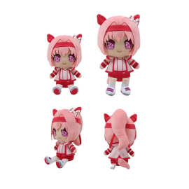 跨境新款agnes tachyon plushchibi 赛马娘毛绒玩具公仔玩偶