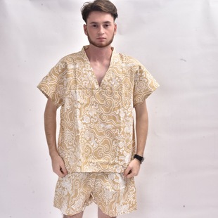 Brand New Disposable Bath Clothing, Steaming Clothing, Men's Sauna Clothing, Bathing Center, Beauty and Health Center Guest Clothing, Hotel Bathrobe