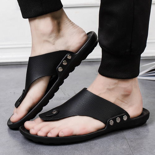 Summer new men's sandals beach shoes men's breathable men's flip-flops casual sandals slippers trendy men's shoes