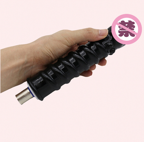 Cannons Accessories Simulation Penis Black Soft Rotating Threaded Female Pleasure Stick Adult Female Masturbation Fake Penis