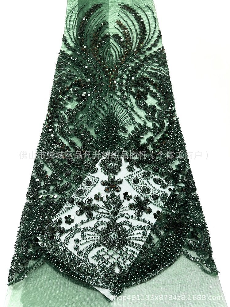 2026 nuevo estilo de lujo ligero vestido de noche de fiesta de alto nivel nicho de la banda de cumpleaños vestido de noche tela de cuentas