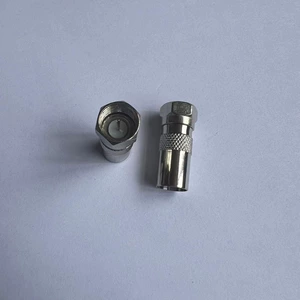 Телевизионное телевидение кабельное телевидение Homemed Head Antenna Head Video RF кабельная штепсельная заглушка бамбукового соединительного разъема в складе