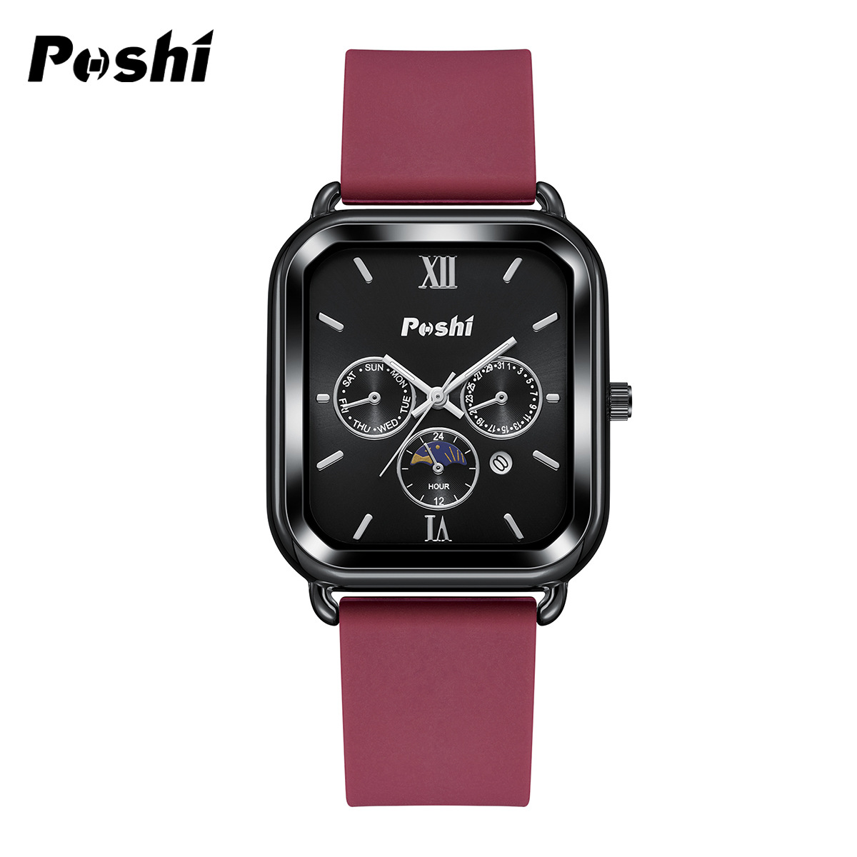 2025 nuevo reloj de moda para estudiantes de secundaria y preparatoria, calendario casual simple, reloj de cuarzo deportivo universal para mujer y hombre