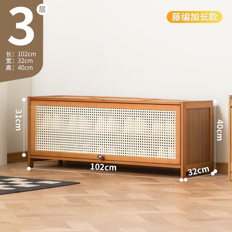 Fábrica directa puerta doméstica almacenamiento interior de gran capacidad ahorrar espacio gabinete de zapatos simple a prueba de polvo dormitorio de alquiler de vivienda
