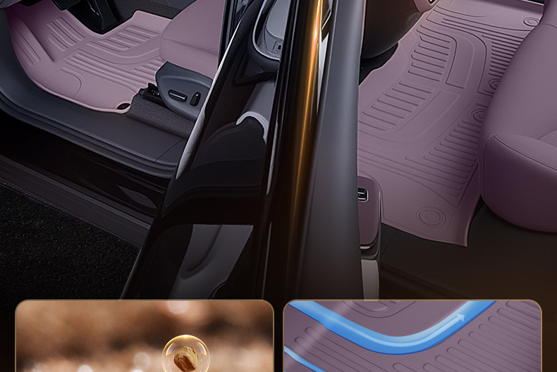 Suitable for Xpeng P7 Floor Mats Tpe2025 24 Car Modified Interior Accessories Supplies Carpet Mats