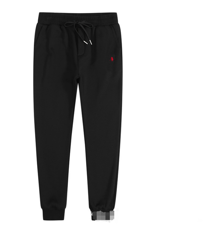 벨벳 바지 블랙 레드 라벨