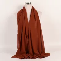 Модный дикий весенний и летний новый модный сплошной монохромный жемчужный шифоновый шарф мусульманский шарф