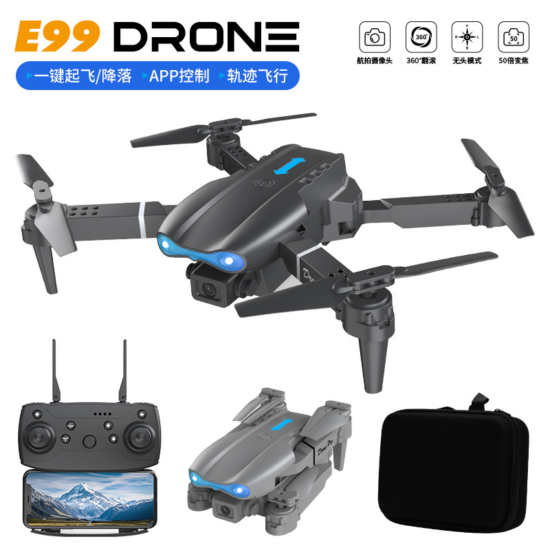 2025 Cross-Border E99/K 70% off Stack Drone Dual Camera Aerial Photography Quadcopter Long Endurance Remote Control Aircraft Toy