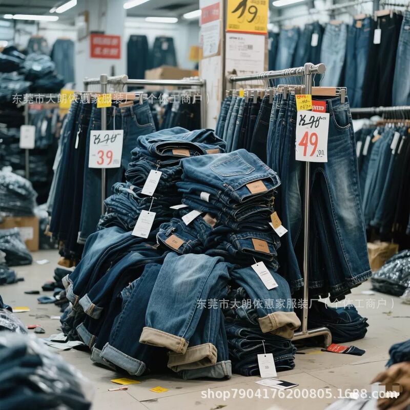 Cheap Women's Clothing, Brand New Jeans, Women's Clothing, Miscellaneous Trousers Wholesale, Versatile Loose Jeans, Street Stall Supply Wholesale Cheap Women's Clothing, Brand New Jeans, Women's Clothing, Miscellaneous Trousers Wholesale, Versatile Loose Jeans, Street Stall Supply Wholesale