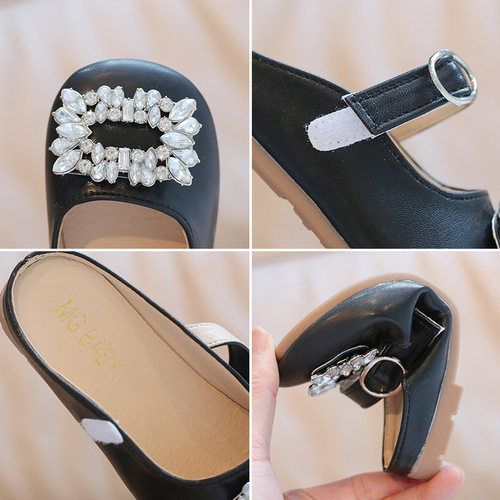 Children's Baotou Half Slippers Girls' Summer Outerwear Fashion Sandals Princess Style Mary Jane Style Girls' Shoes