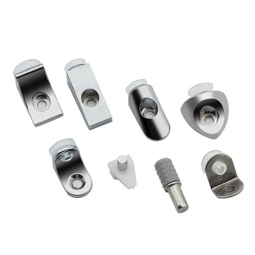 Wardrobe partition nail grain movable wooden board layer pin glass fixed drag two-in-one layer board support furniture hardware accessories