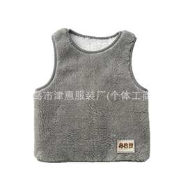 儿童加绒加厚背心马甲秋冬爆款校服神器地摊商场批发男女同款中童