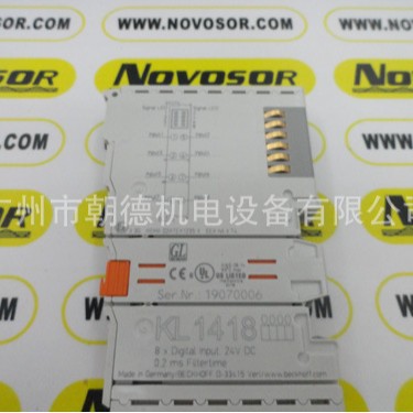 BECKHOFF继电器KL1418 现货