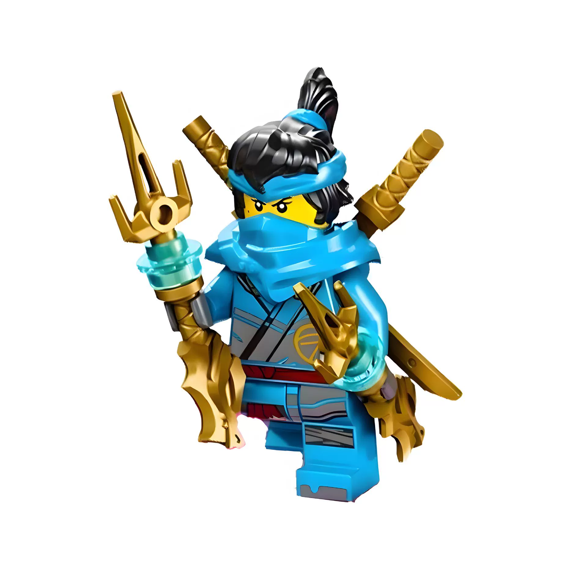 Минифигурка Niya сезон 17 — фантомный дракон ниндзя, совместима с Lego, с оружием