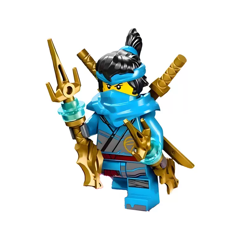 Минифигурка Niya сезон 17 — фантомный дракон ниндзя, совместима с Lego, с оружием